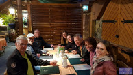 letzte Stärkung der DGFC Teams beim Abendessen