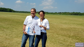 Team Ruth & Reinhold 1. Platz in der Klasse Dreiachser Doppelsitzig