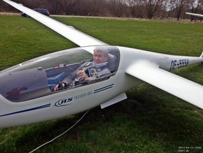 Erwin im Segelflieger