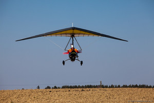 Trike im Landeanflug